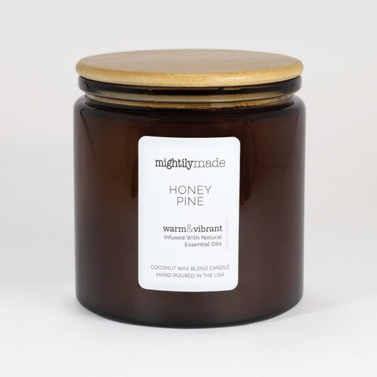 Honey Pine Coconut Wax Candle