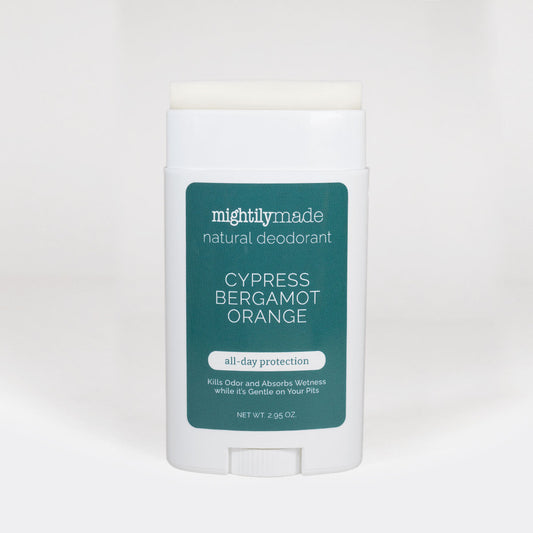 Natural Deodorant - Cypress, Bergamot, Orange - Open