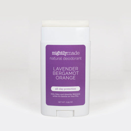 Natural Deodorant - Lavender, Bergamot, Orange - Open