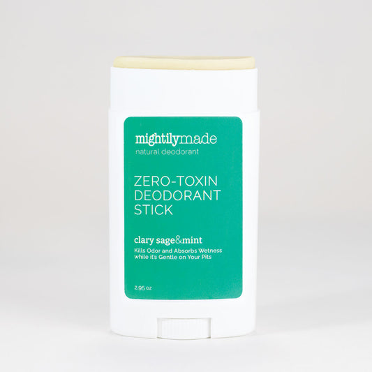 Natural Deodorant Stick - Clary Sage & Mint - Open