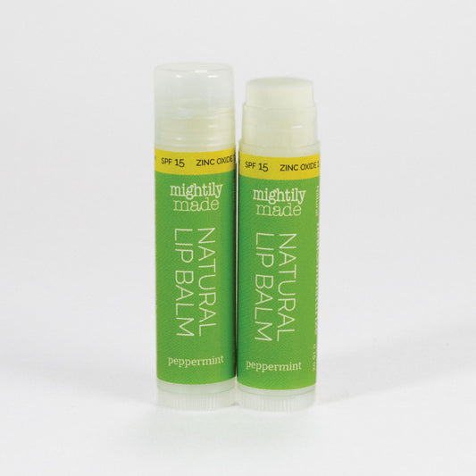 Natural Lip Balm With SPF 15 - Peppermint