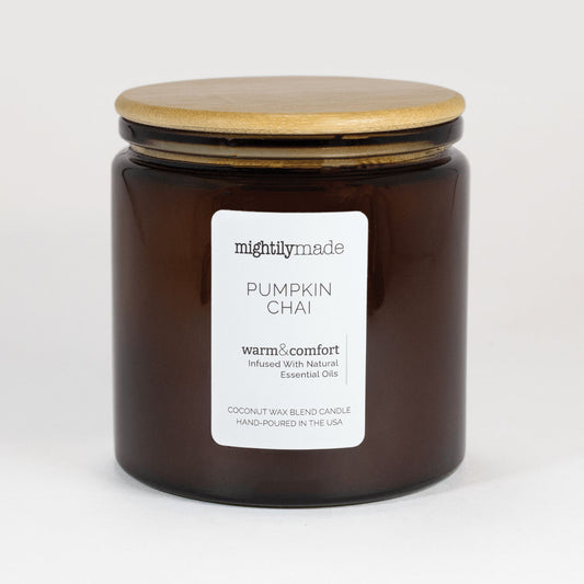 Pumpkin Chai Coconut Wax Aromatherapy Candle