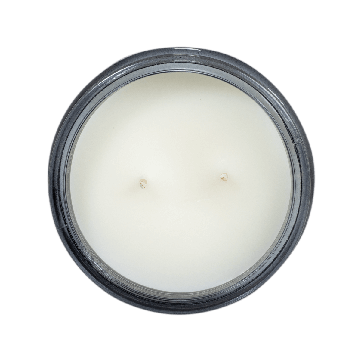Two Wick Candle - Grey Glass Jar