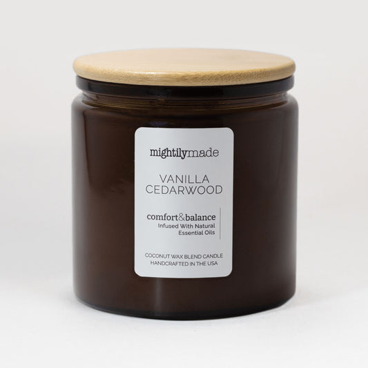 Vanilla Cedarwood Coconut Wax Candle