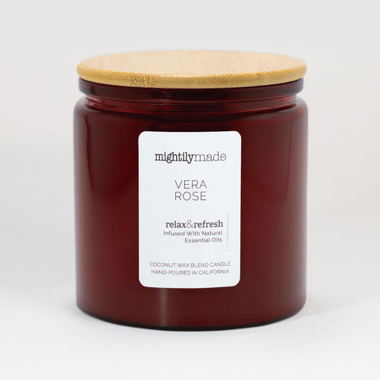 Vera Rose Coconut Wax Aromatherapy Candle