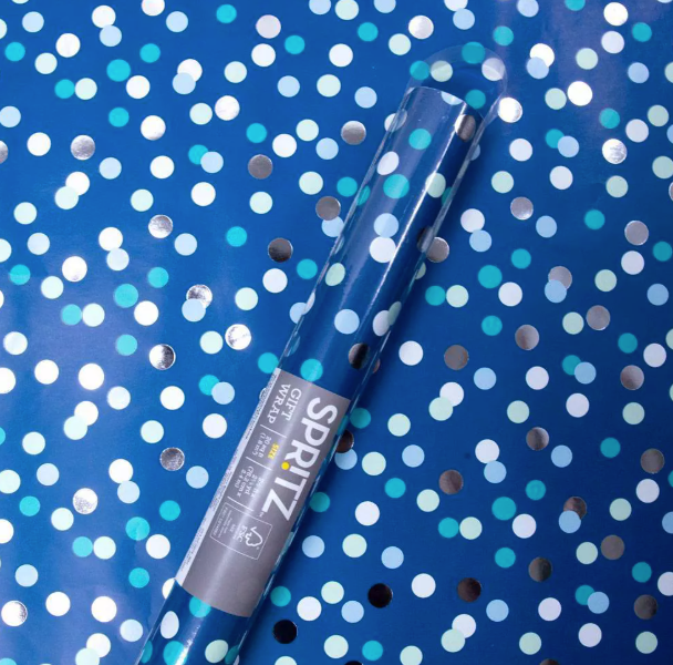 Cheerful Blue Wrap