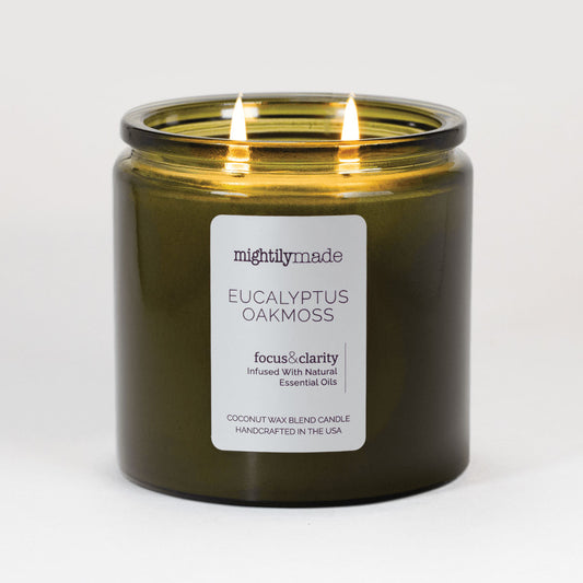 Eucalyptus Oakmoss Candle Lit