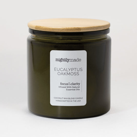 Eucalyptus Oakmoss Coconut Wax Candle