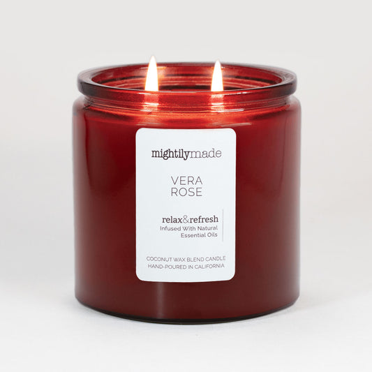Vera Rose Candle Lit